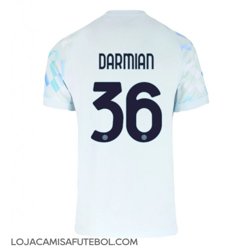 Camisa de Futebol Inter Milan Matteo Darmian #36 Equipamento Secundário 2025-26 Manga Curta